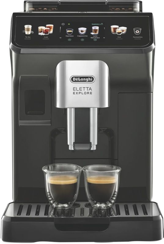 DeLonghi - Eletta Explore Fully Automatic Coffee Machine - Grey - ECAM45055G