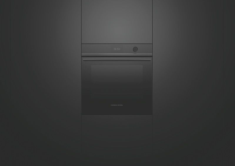 Fisher & Paykel - 60cm Built-In Combi Steam Oven - Black - OS60SDTDB1