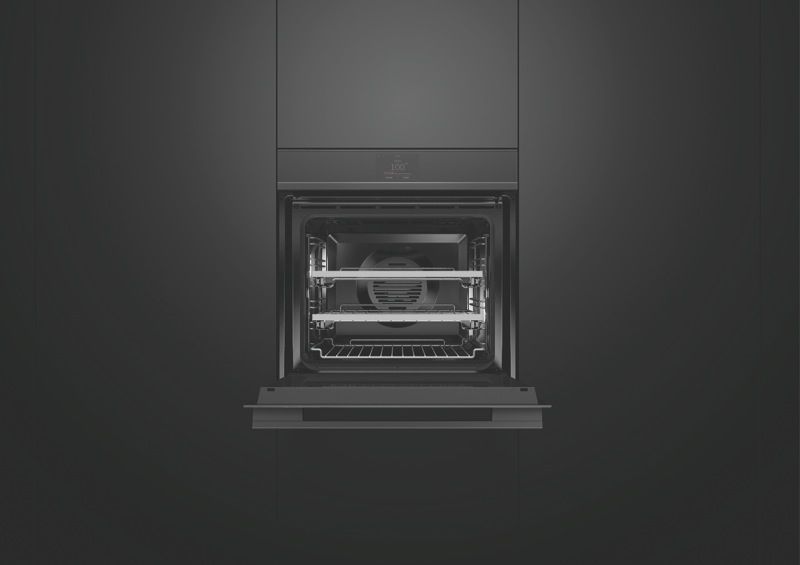 Fisher & Paykel - 60cm Built-In Combi Steam Oven - Black - OS60SDTB1