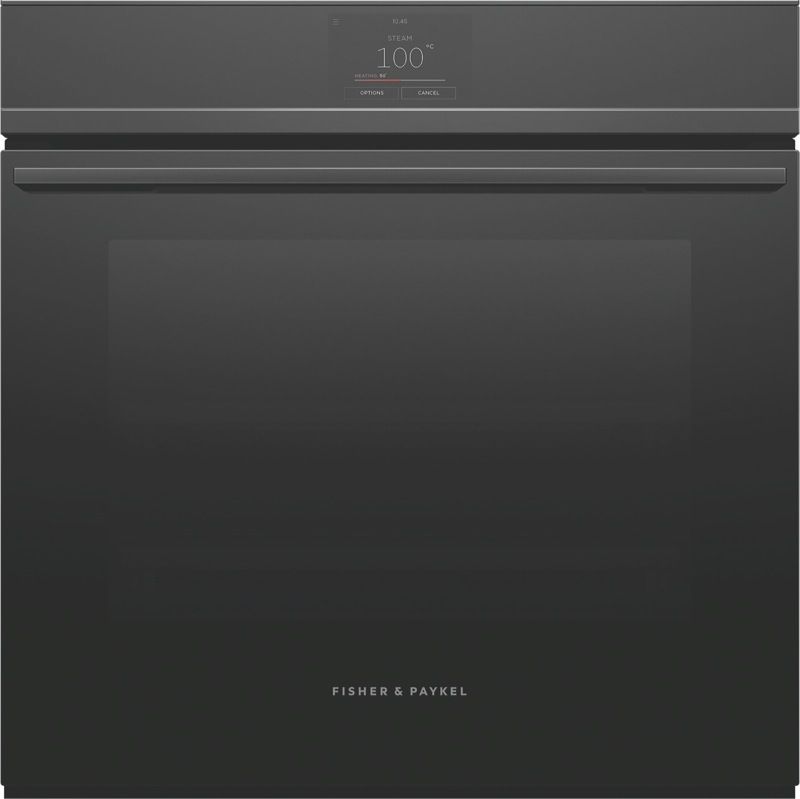 Fisher & Paykel - 60cm Built-In Combi Steam Oven - Black - OS60SDTB1