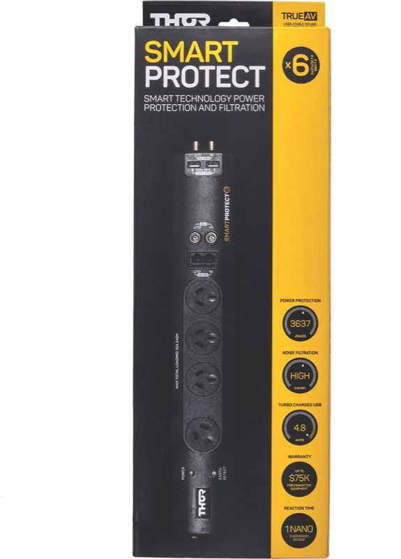 Thor - Smart Protect 6-Outlet Surge Protector - E145U