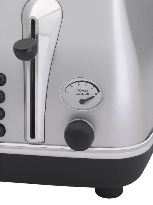  - Icona Classic 4 Slice Toaster - Silver - CTO4003S
