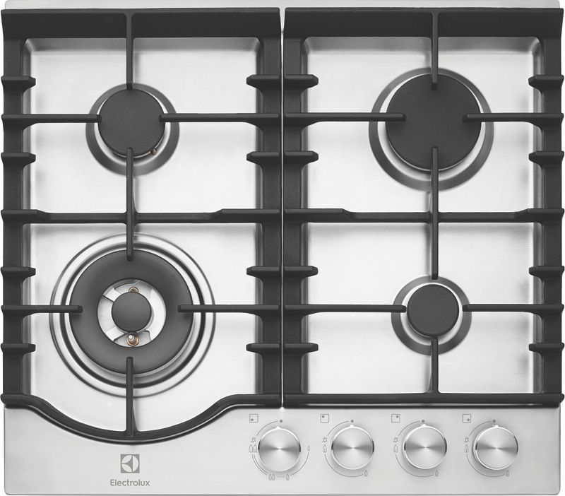 - 60cm Gas Cooktop - Stainless Steel - EHG645SD