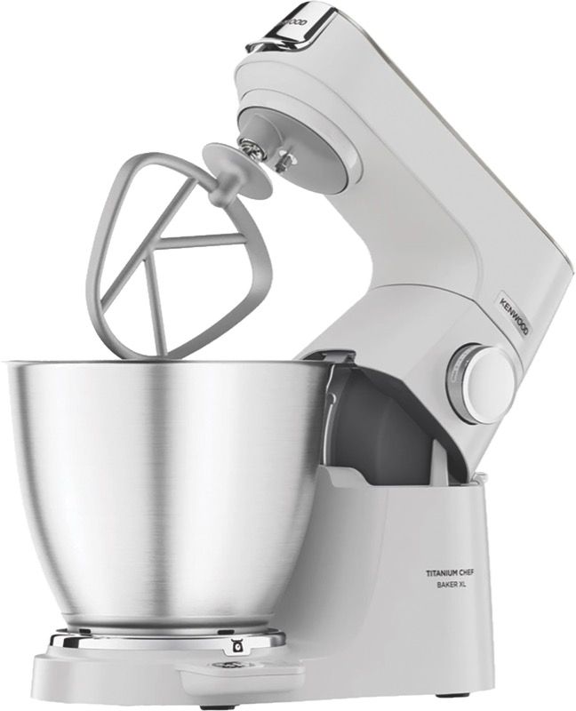 Kenwood - Titanium Chef Baker XL Stand Mixer - White - KVL65001WH