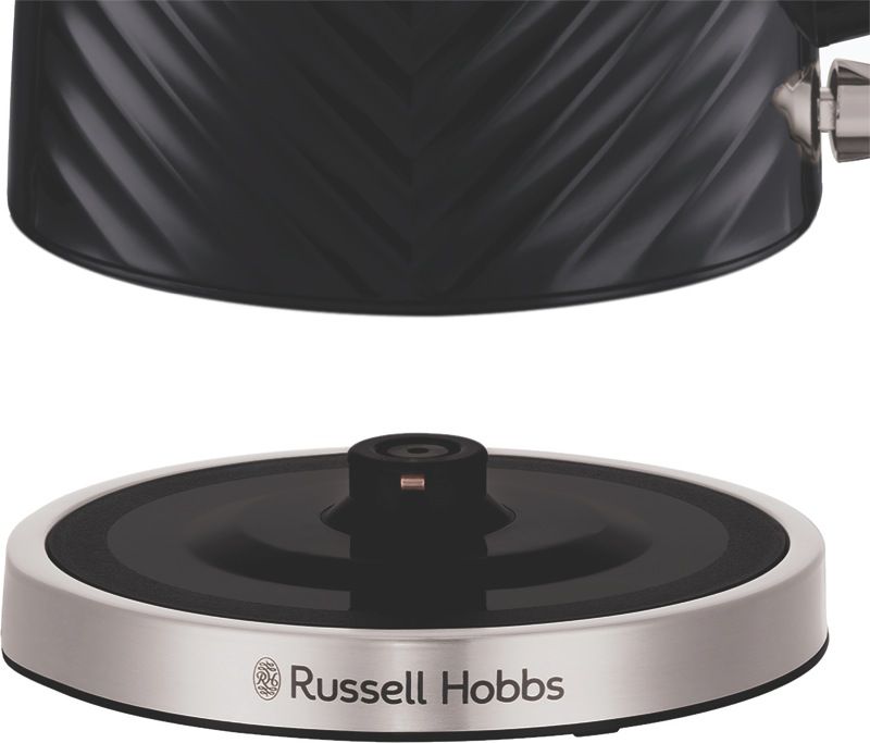 Russell Hobbs - 1.7L Groove Kettle - Black - RHK720BLK