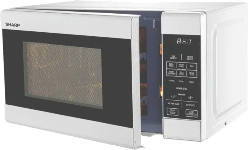 Sharp - 20L 750W Compact Microwave - White - R211DW