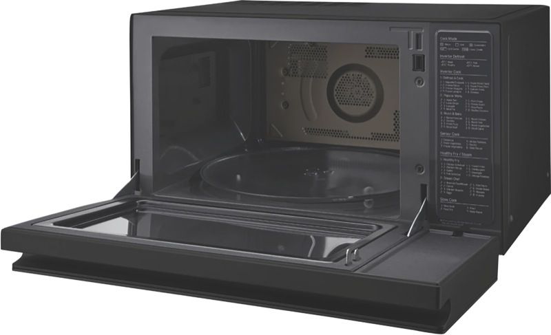 LG - 39L 1100W Smart Inverter Convection Microwave - Black - MJ3966ABS