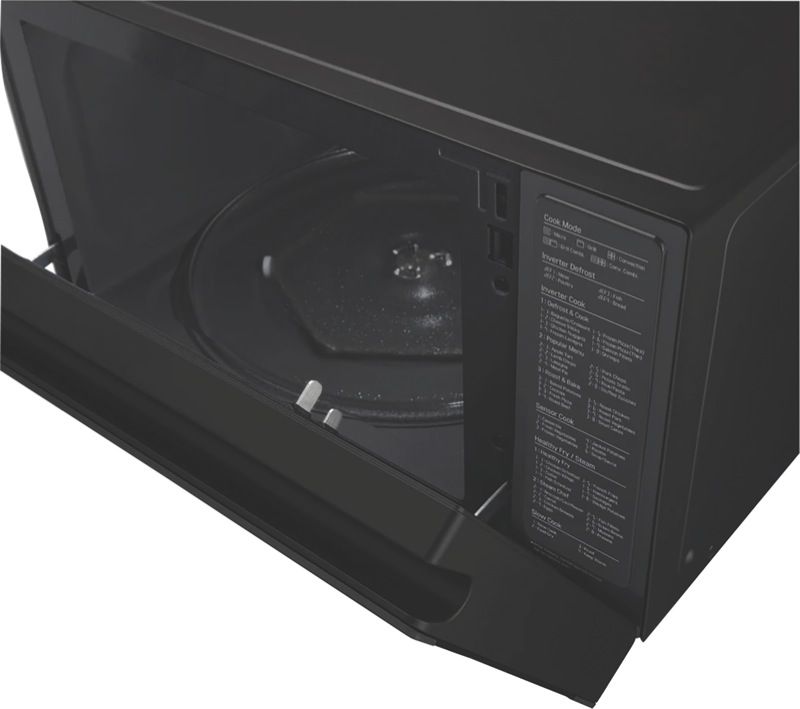 LG - 39L 1100W Smart Inverter Convection Microwave - Black - MJ3966ABS