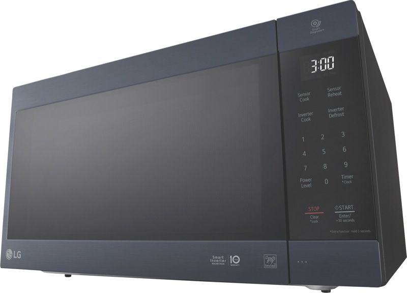 LG - 56L 1200W Smart Inverter Microwave - Matte Black - MS5696OMBS