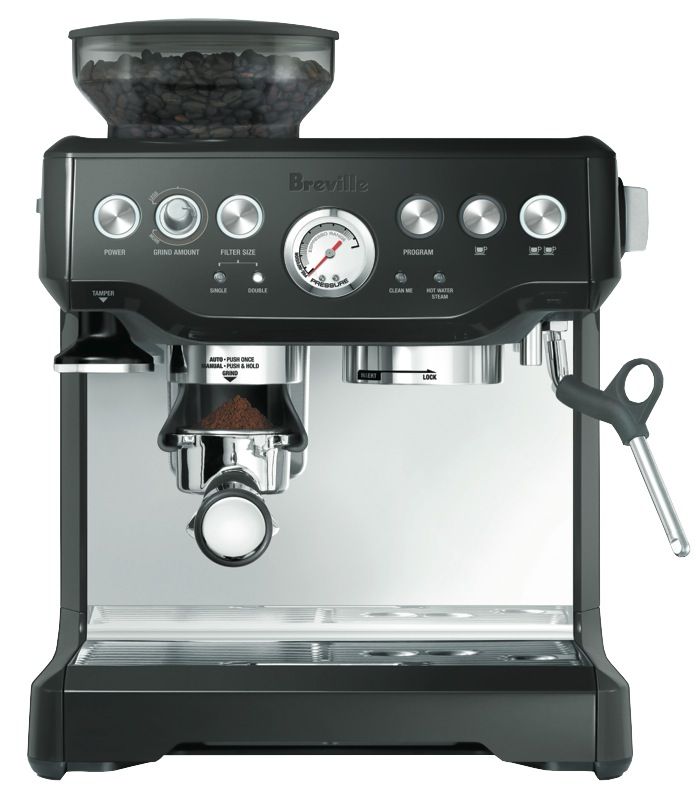 Breville - Barista Express Pump Espresso Coffee Machine - Black - BES870BKS