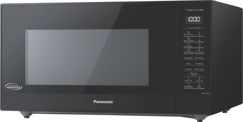 Panasonic - 44L 1100W Inverter Microwave - Black - NNST75LBQPQ