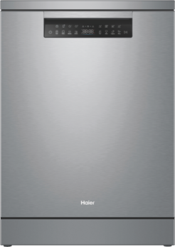 Haier - 60cm Freestanding Dishwasher - Silver - HDW15F3S1