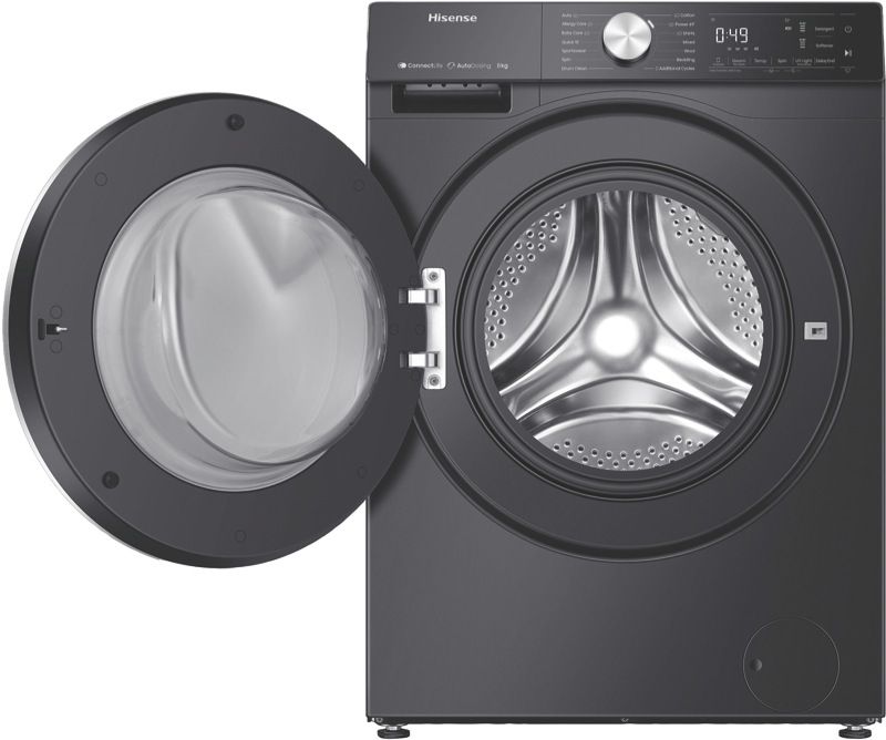 Hisense - 8kg Front Load Washing Machine - Charcoal Black - HWFS8014AB
