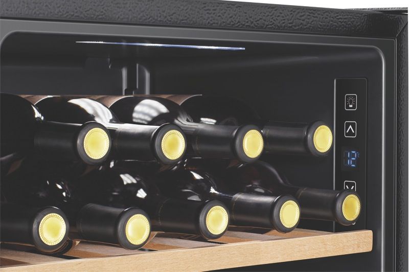 Hisense - 30 Bottle Wine Cabinet - Black - HRWC31