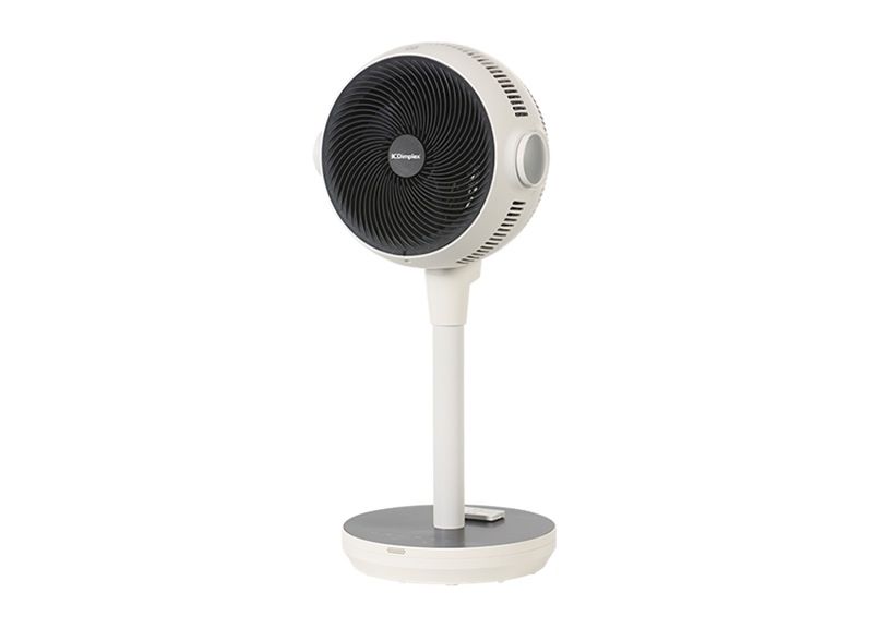 Dimplex - Heat & Cool Air Circulator Pedestal Fan - DCACP30HC