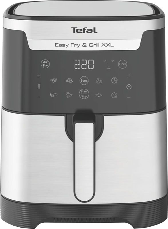 Tefal - Easy Fry & Grill XXL Flexcook Air Fryer - Stainless Steel - EY801D