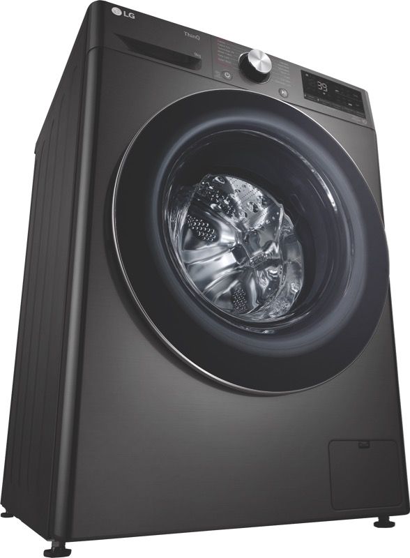 LG - 9kg Front Load Washing Machine – Black - WV9-1609B