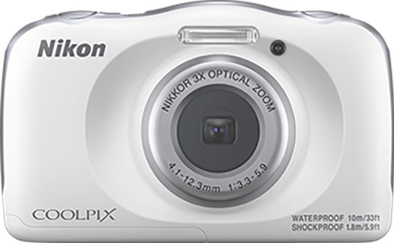 Nikon W150 White Coolpix Compact Digital Camera VQA110AA