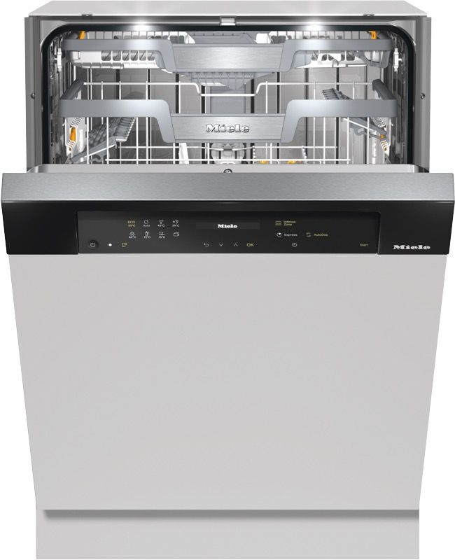 Miele - 60cm Semi-Integrated Dishwasher - Obsidian Black - G7519SCIXXL