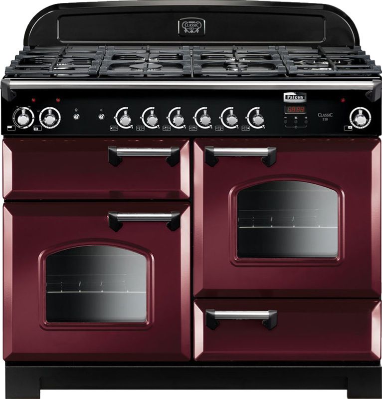 Falcon 110cm Dual Fuel Freestanding Cooker - Cranberry CLA110DFFCYCH