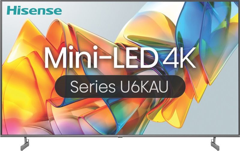 Hisense - 65” U6KAU 4K Smart Mini-LED QLED TV - 65U6KAU