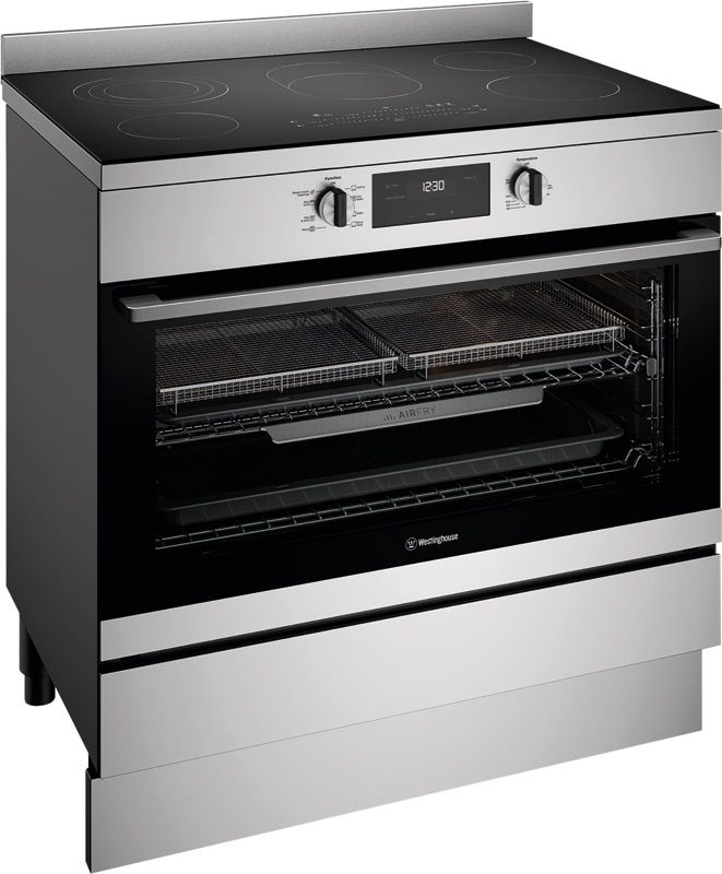 Westinghouse - 90cm Electric Freestanding Cooker - Stainless Steel - WFE9546SD