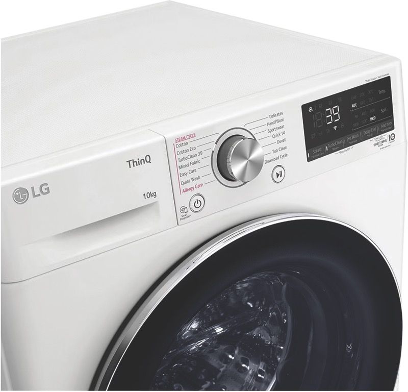 LG - 10kg Front Load Washing Machine - WV9-1610W