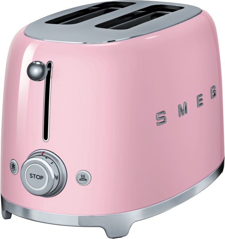  - Retro Style 2 Slice Toaster - Pink - TSF01PKAU