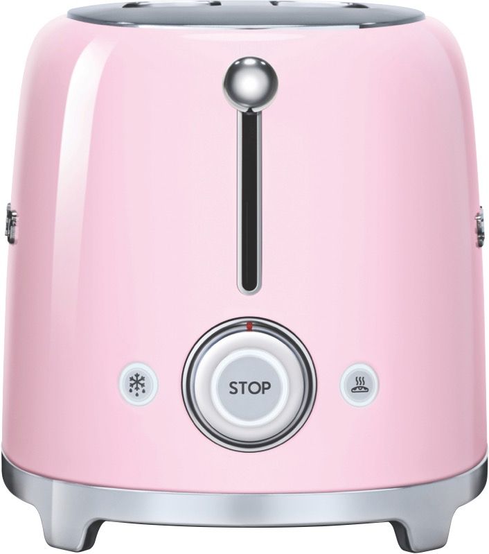  - Retro Style 2 Slice Toaster - Pink - TSF01PKAU